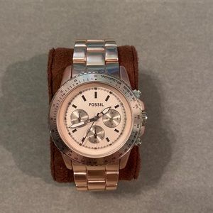 Pink Fossil Watch